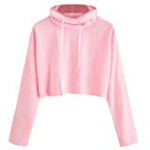 Super cute Medium Woman's Crop Hoodie